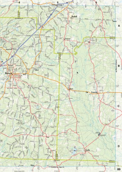 Arkansas Atlas & Gazetteer Page 89 Preview 1