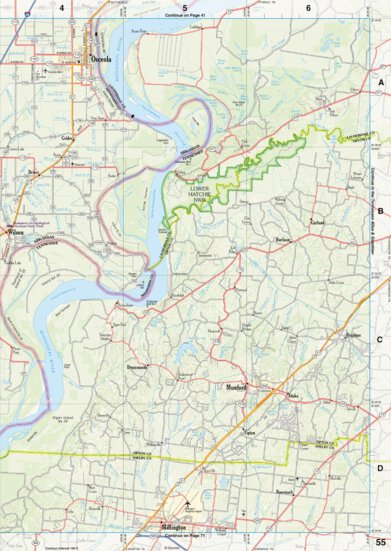 Arkansas Atlas & Gazetteer Page 55 Preview 1