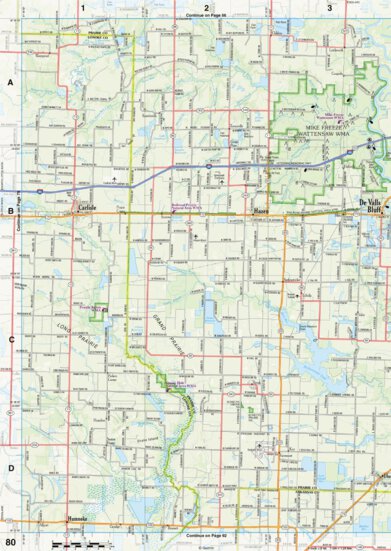 Arkansas Atlas & Gazetteer Page 80 Preview 1