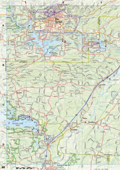 Arkansas Atlas & Gazetteer Page 88 Preview 1