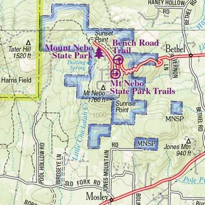 Arkansas Atlas & Gazetteer Page 59 Preview 3