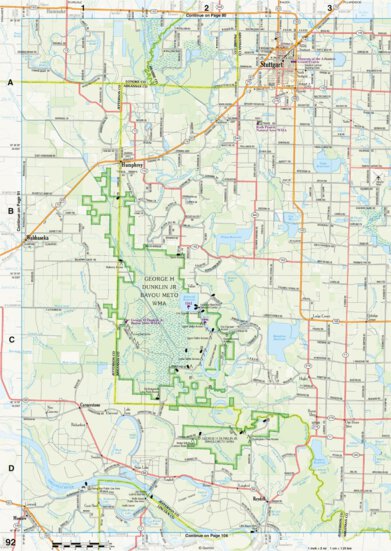 Arkansas Atlas & Gazetteer Page 92 Preview 1