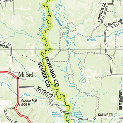 Arkansas Atlas & Gazetteer Page 97 Preview 2