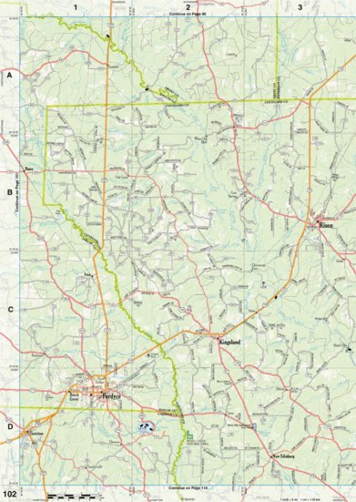 Arkansas Atlas & Gazetteer Page 102 Preview 1