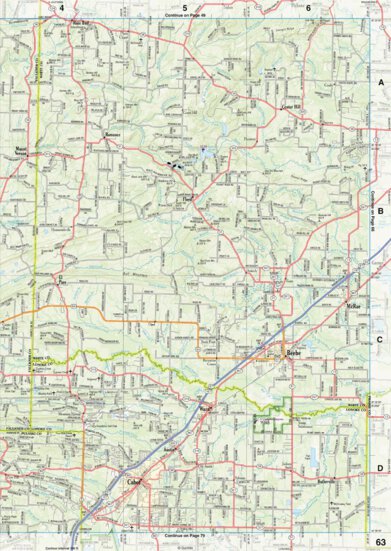 Arkansas Atlas & Gazetteer Page 63 Preview 1