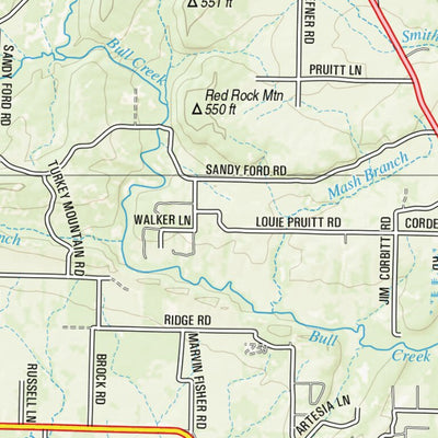 Arkansas Atlas & Gazetteer Page 63 Preview 2