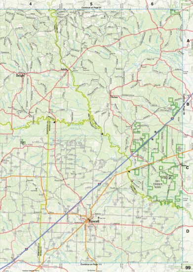 Arkansas Atlas & Gazetteer Page 99 Preview 1