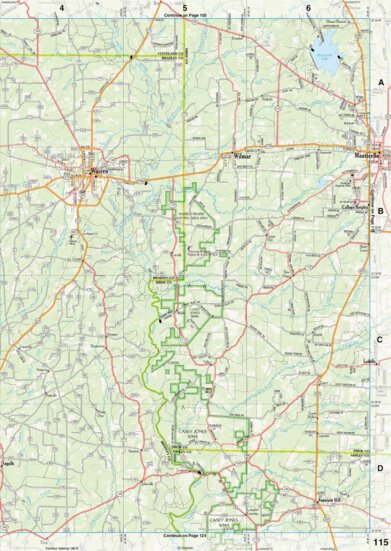 Arkansas Atlas & Gazetteer Page 115 Preview 1