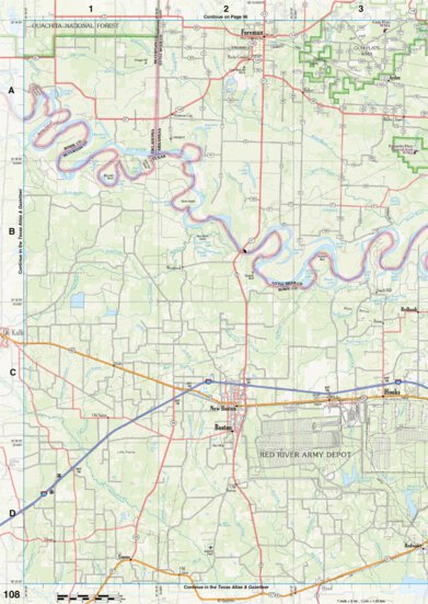 Arkansas Atlas & Gazetteer Page 108 Preview 1