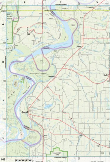Arkansas Atlas & Gazetteer Page 106 Preview 1