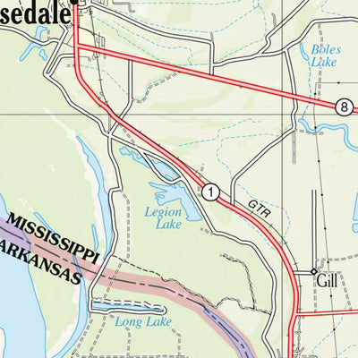 Arkansas Atlas & Gazetteer Page 106 Preview 3