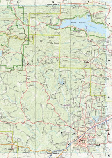Arkansas Atlas & Gazetteer Page 77 Preview 1