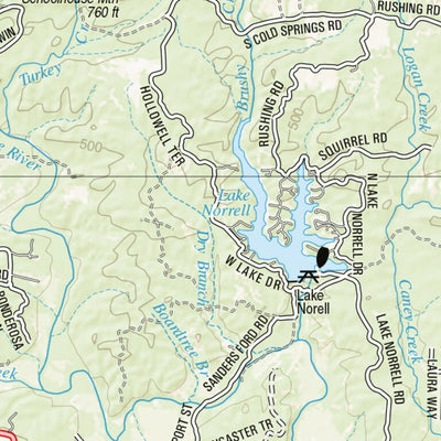 Arkansas Atlas & Gazetteer Page 77 Preview 2