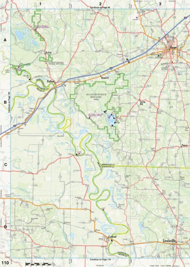 Arkansas Atlas & Gazetteer Page 110 Preview 1