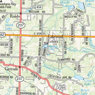 Arkansas Atlas & Gazetteer Page 109 Preview 3