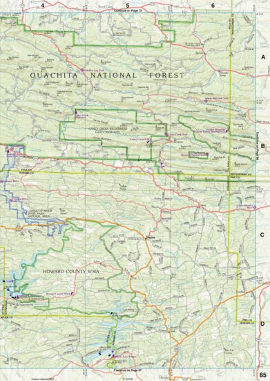 Arkansas Atlas & Gazetteer Page 85 Preview 1