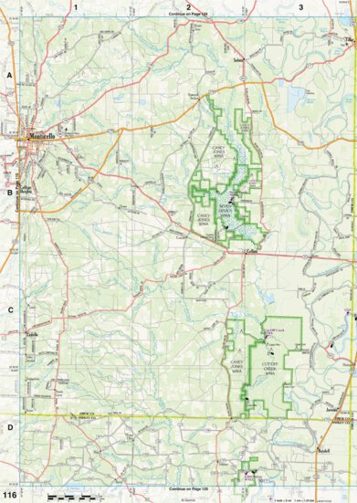 Arkansas Atlas & Gazetteer Page 116 Preview 1
