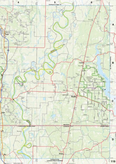 Arkansas Atlas & Gazetteer Page 119 Preview 1