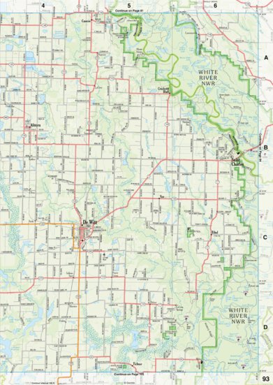 Arkansas Atlas & Gazetteer Page 93 Preview 1