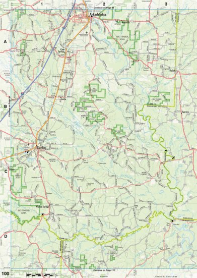 Arkansas Atlas & Gazetteer Page 100 Preview 1