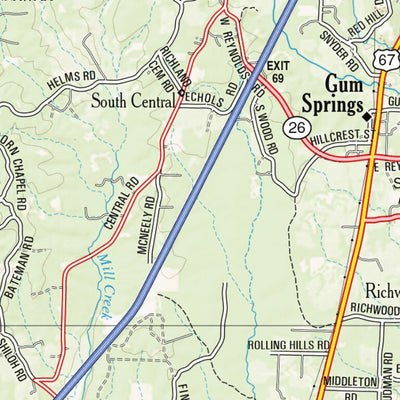 Arkansas Atlas & Gazetteer Page 100 Preview 3