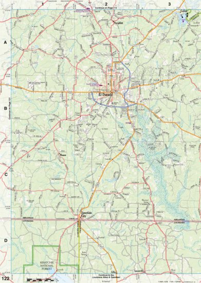 Arkansas Atlas & Gazetteer Page 122 Preview 1
