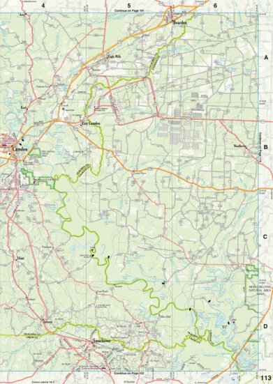 Arkansas Atlas & Gazetteer Page 113 Preview 1