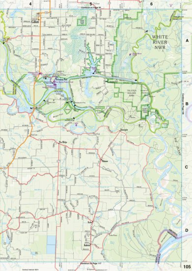 Arkansas Atlas & Gazetteer Page 105 Preview 1
