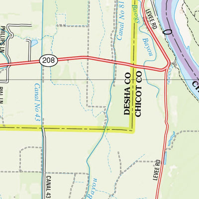 Arkansas Atlas & Gazetteer Page 117 Preview 2