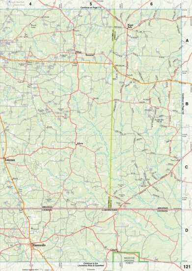 Arkansas Atlas & Gazetteer Page 121 Preview 1