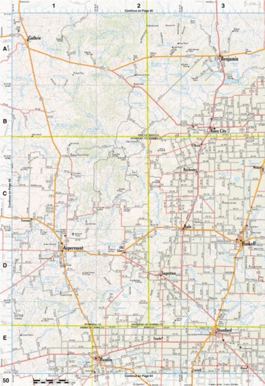 Texas Atlas & Gazetteer Page 50 Preview 1