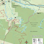 Beaver Creek Mountain Trails Map - Hike Colorado - Bike Colorado Preview 1