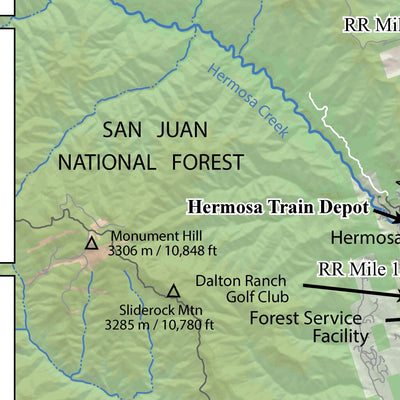 Animas River Colorado Fishing Map - Fish Colorado Preview 3