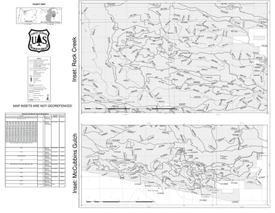 Barlow/Hood River Ranger RDs Rock Creek/McCubbins Gulch Inset Map for Motor Vehicle Use Map Preview 1