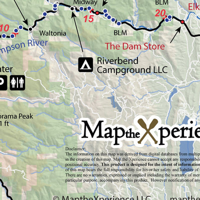 Cache la Poudre River & Big Thompson River Colorado Fishing Map - Fish Colorado Preview 3