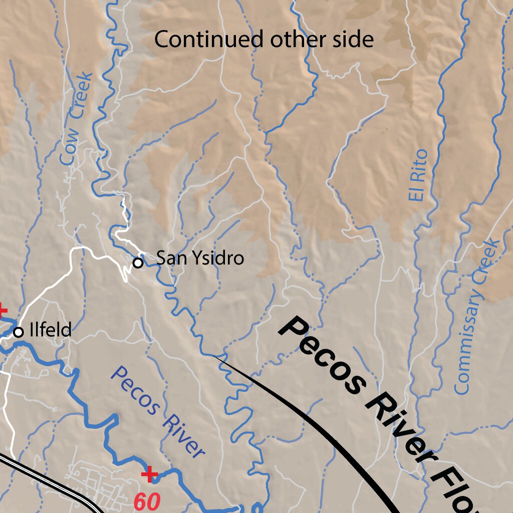 Pecho S Pecos River - Fish New Mexico Map by Map the Xperience | Avenza Maps