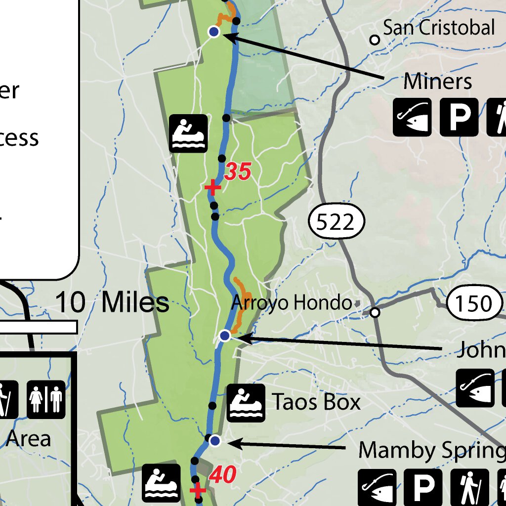 Rio Grande River - Fish New Mexico Map by Map the Xperience | Avenza Maps