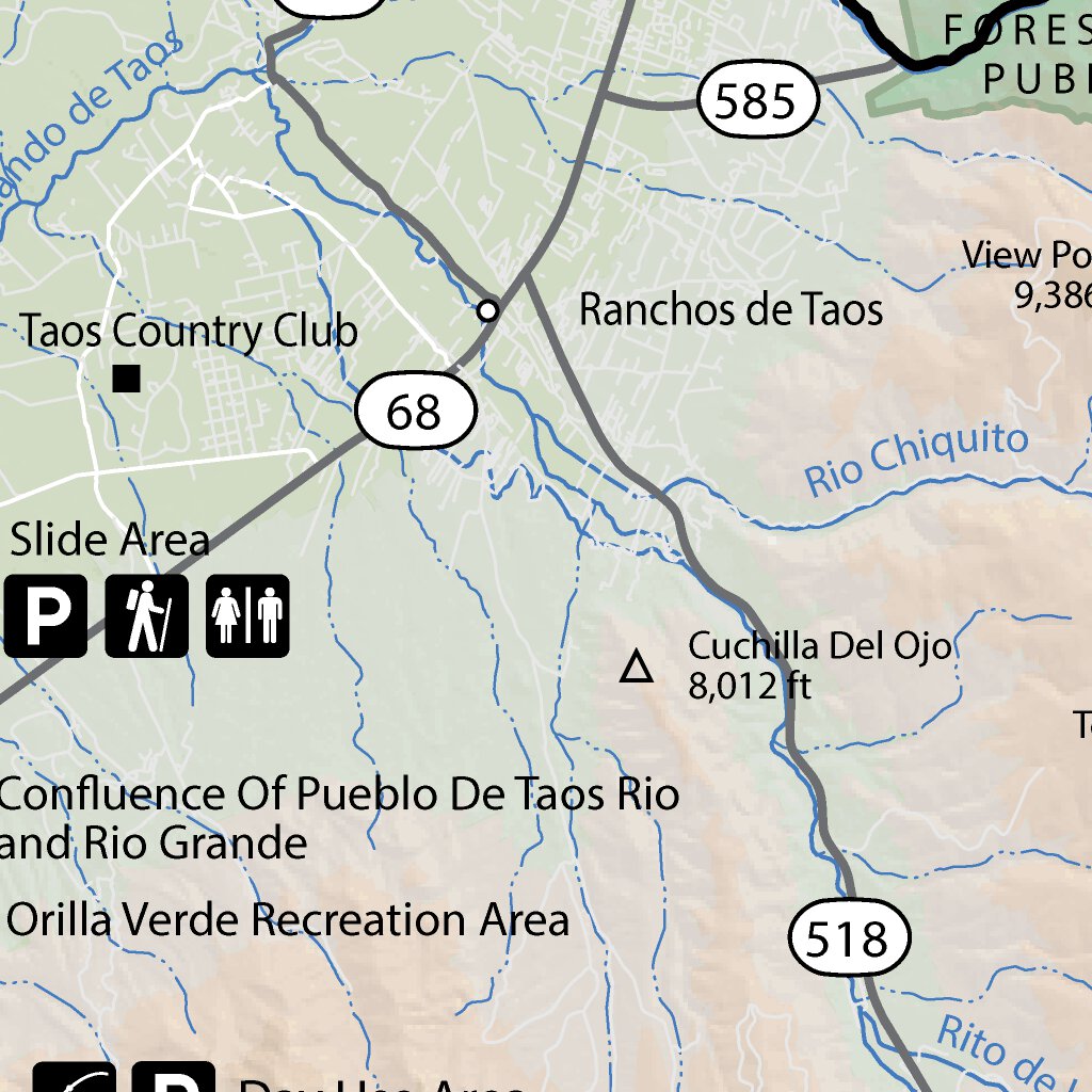Rio Grande River - Fish New Mexico Map by Map the Xperience | Avenza Maps