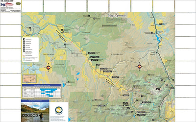 San Miguel River Colorado Fishing Map - Fish Colorado Preview 1
