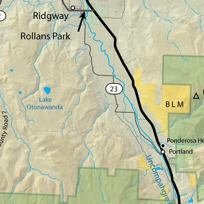 San Miguel River Colorado Fishing Map - Fish Colorado Preview 3