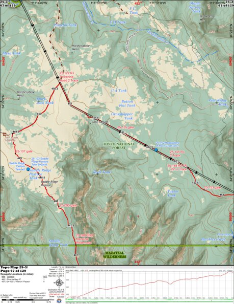ANST Topo Map 25-3 Whiterock Mesa 3 a Preview 1