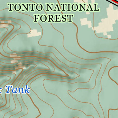 ANST Topo Map 25-3 Whiterock Mesa 3 Preview 2