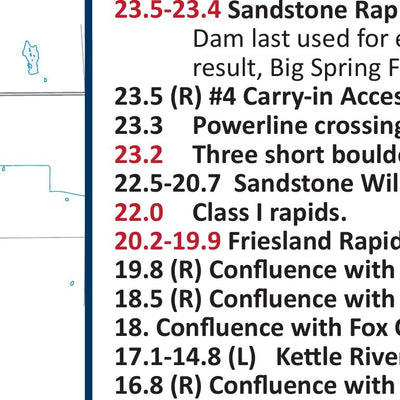 Kettle River State Water Trail Map 2 from Sandstone to St. Croix River, MNDNR Preview 2