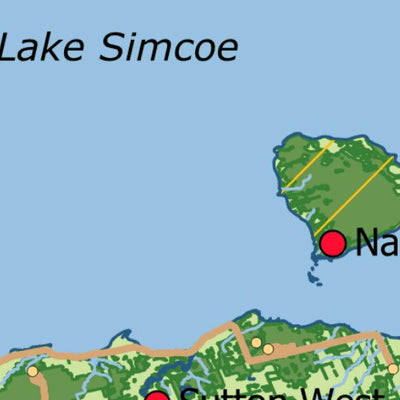 Lake Simcoe Area Map Preview 2
