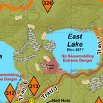 Deschutes National Forest: Newberry Caldera Winter Trail Map 2015-2016 Preview 2
