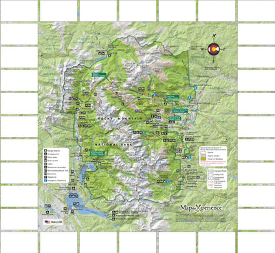 Rocky Mountain National Park - NPS Map - Hike Colorado - Bike Colorado Preview 1