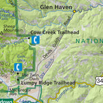 Rocky Mountain National Park - NPS Map - Hike Colorado - Bike Colorado Preview 3