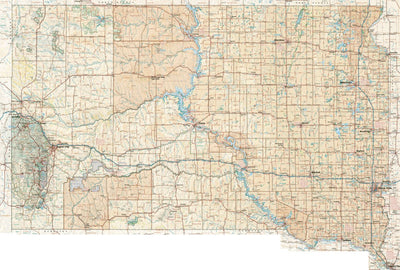 South Dakota Recreation Map Preview 1