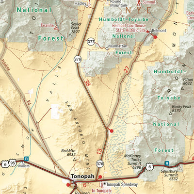 Nevada Recreation Map Preview 2