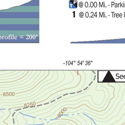 Trail Map #1, Gold Camp Area, Pikes Peak Region Series Preview 2